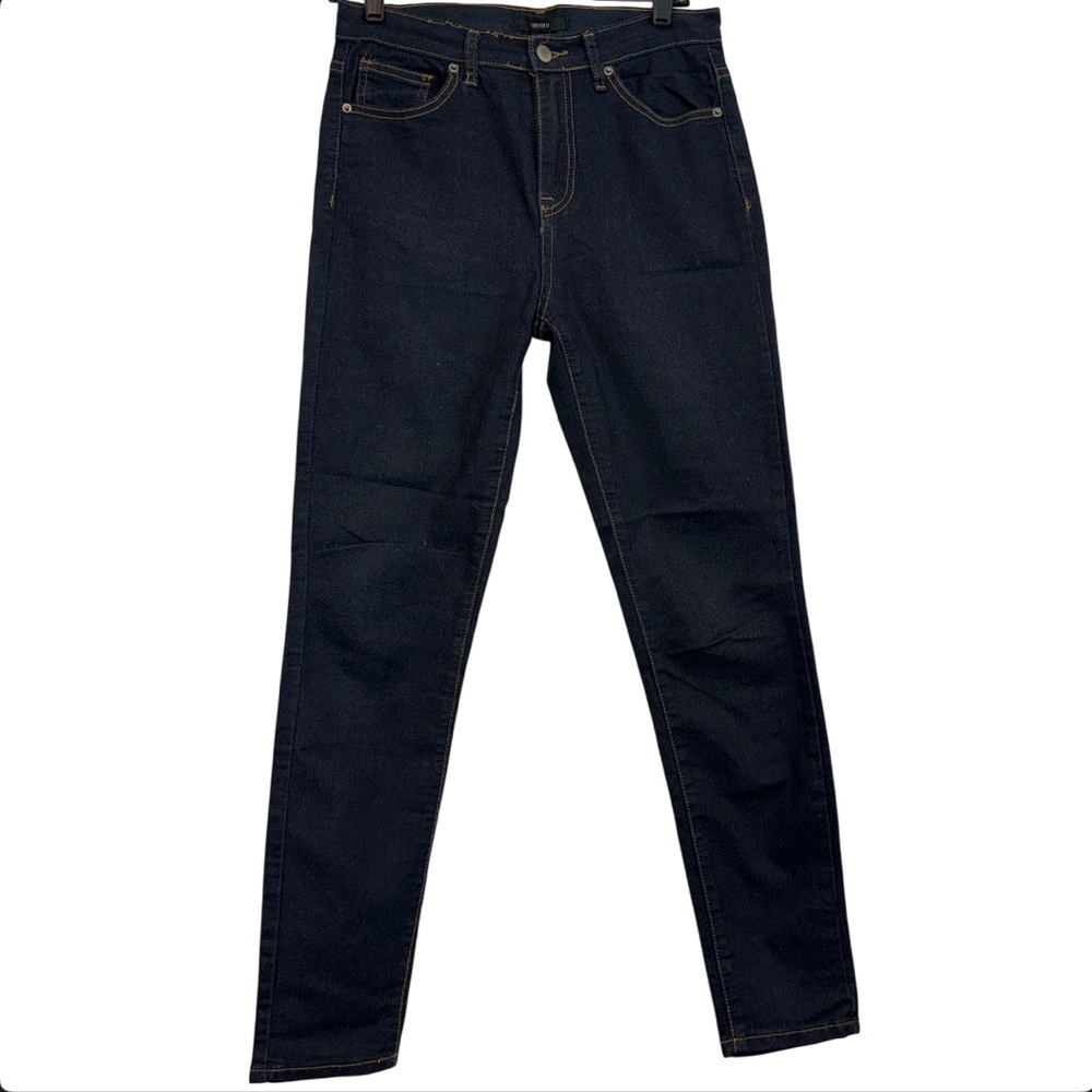 Forever 21 Dark Blue Straight Leg Jeans Size 28